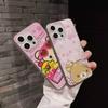 Аниме Милый Мультяшный Рилаккума Фильм Для IPhone 17 16 15 14 13 12 11 Pro Max Plus Pro Прозрачный Чехол для Телефона Нескользящий Корпус