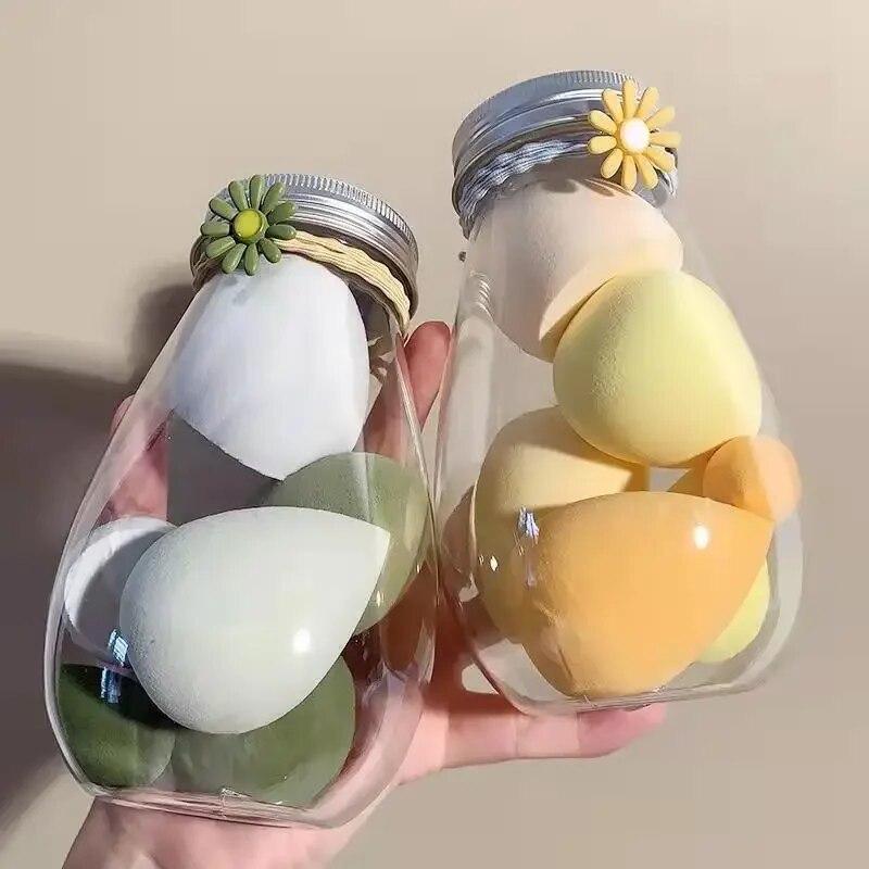 6 шт./компл. набор спонжей для макияжа, красота, косметическая пудра, пуховка для тонального крема, консилер, блендер для макияжа, инструмент для макияжа