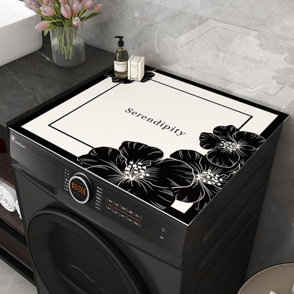 Square Washing Machine Protector Mat Dustproof Protector Mat for Appliance Dustproof Protection