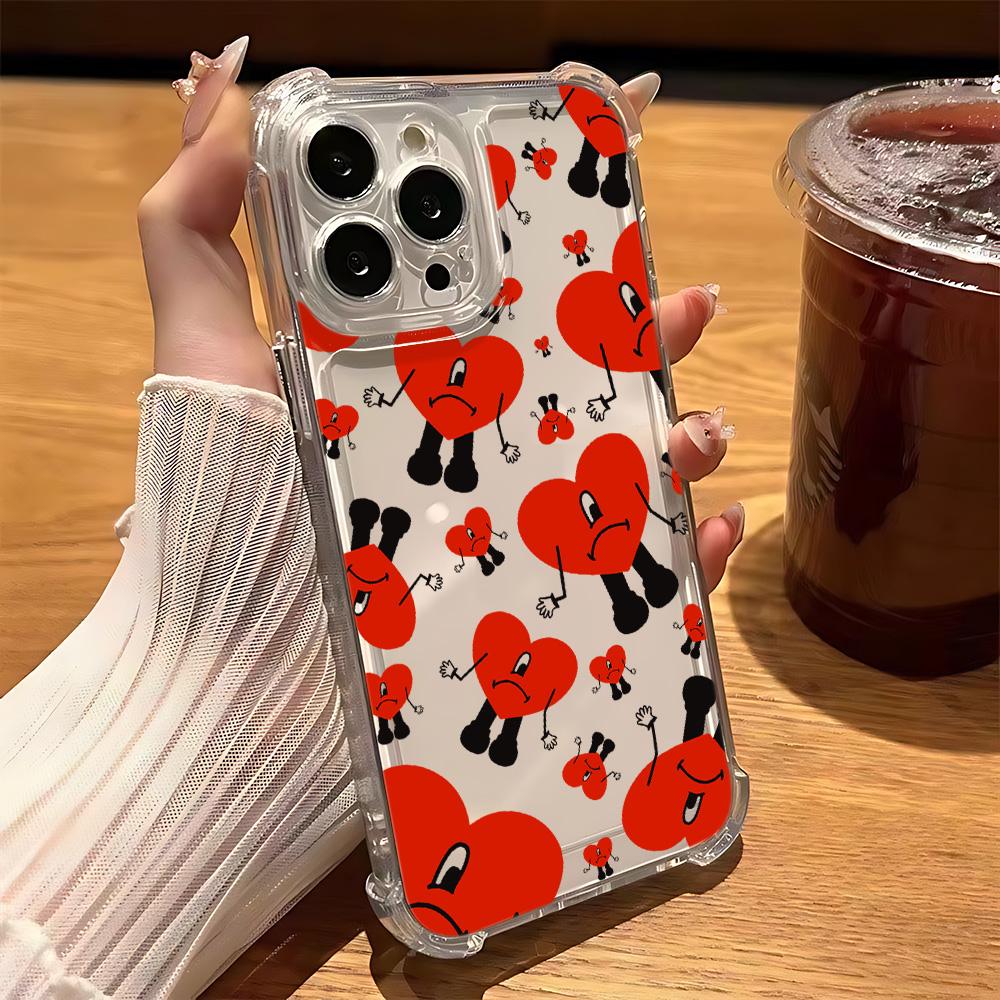 Bad Bunny X 100pre Bunny Logo Phone Case For iPhone 17 16 15 14 13 12 11 Pro Max XS X XR 7 8 SE Anti Transparent Cover