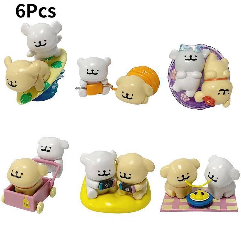 Maltese Funism Children Toys Blind Box Happy Series Dolls Table Decoration Gift
