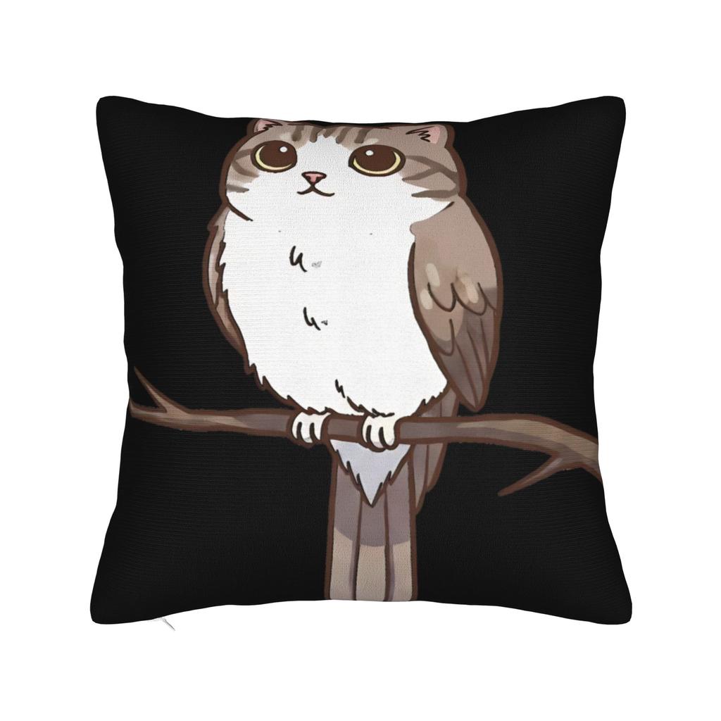 Meowl Кот Смешная Сова Мем Наволочка Каваи Наволочка Мягкие Наволочки Для Дивана Машины Домашнего Декора