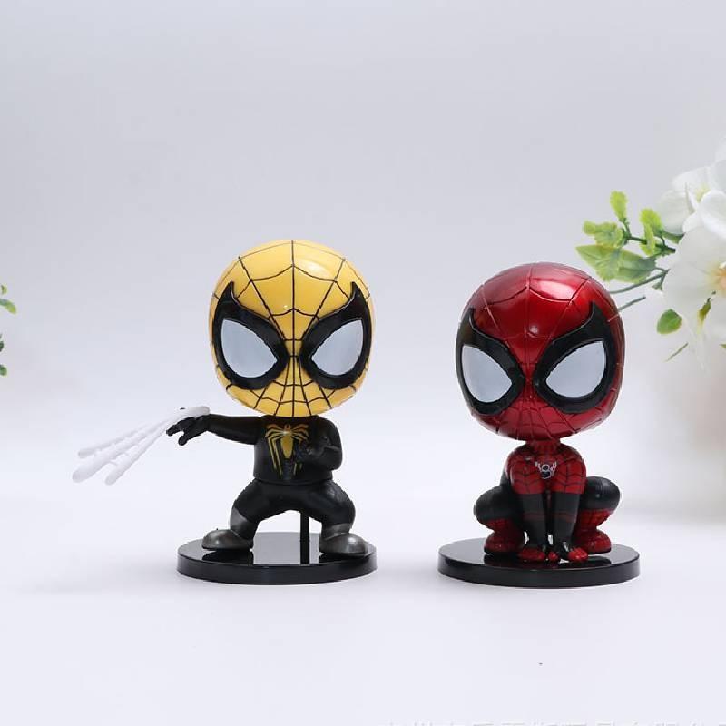 Потрясающая коллекция металлических фигурок Человека-паука, набор из шести штук, идеальный подарок для мужчин