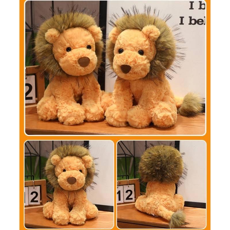 Toys Plush Lion Cartoon Animal Stuffed Doll Room Sofa Decoration Gifts Kids