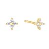 ANIA HAIE Four-Leaf Clover 925 Silver Stud Earrings E064-01G