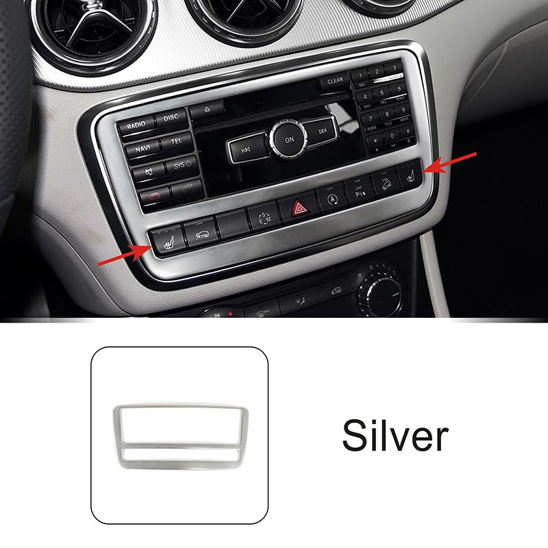Консоль CD Панель Рамка Украшения Узор Карбон Отделка Для Mercedes Benz A Класс W176 GLA X156 CLA C117 2013-2018 Автомобильные Аксессуары