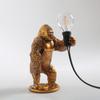 Resin Animal Gorilla Table Lamp Small Mini Gorilla Ornaments Cute LED Lights Home Decor Luminaire Craft Lampe De Table Design