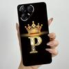 Для Tecno Pova 7 Pro Ultra 5G Чехол Роскошная Корона Буква Силиконовый Мягкий Чехол для Телефона Для Tecno Pova7 Pro Ultra Ударопрочные Задние Крышки