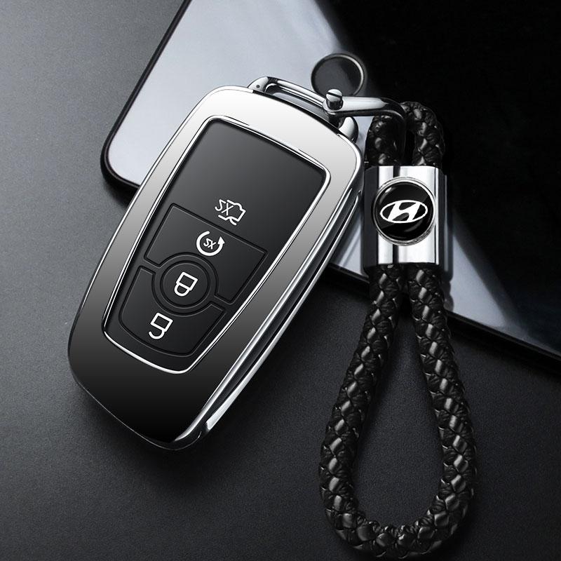 1Pcs Car Key Chain Key Ring Key Lanyard Keychain Car Accessories For Hyundai I30 Tucson Elantra Venue Palisade Terracan Accent Veloster Sonata
