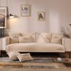 Nordic Four Seasons Simple Pure Color Chenille Composite Противоскользящая подушка для дивана в европейском стиле с вышитыми буквами Полотенце для дивана
