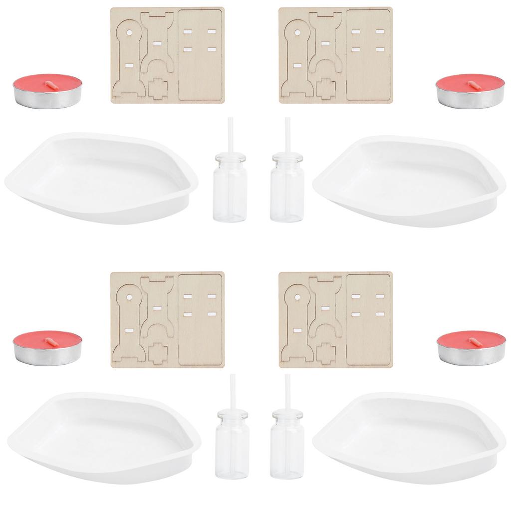 4 Set Steam Boat Science Kit Candle Powered DIY Physics Equipment Experiment Learning Toy