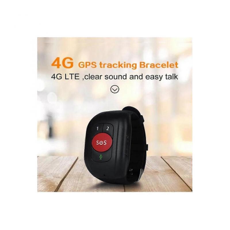 Elderly 4G SOS Watch GPS Tracking Wristband Bracelet Emergency Alarm GPS Tracking Heart Rate