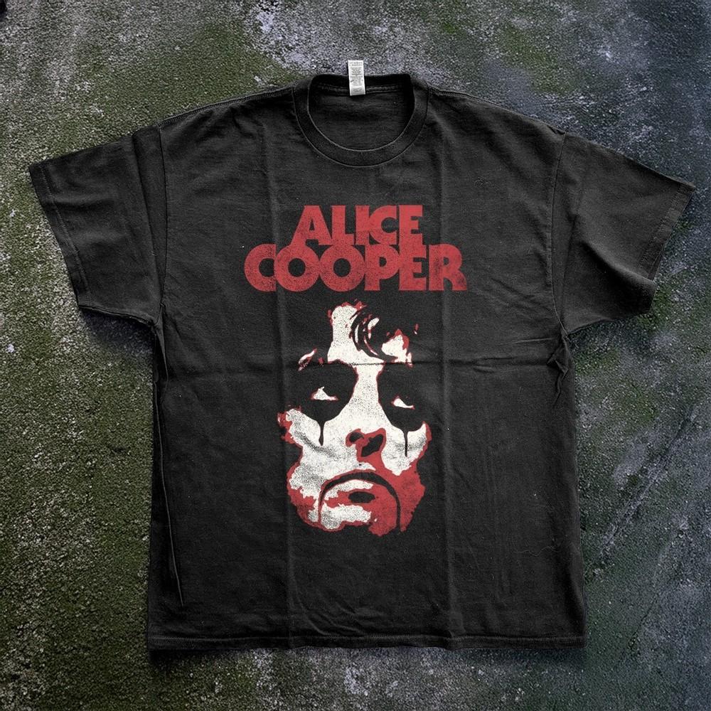 Коллекция одежды Alice Cooper Черная хлопковая футболка Размер S5XL Унисекс футболка