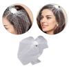 Средневековый Fascinator Шляпка-Заколка для Волос Роза&Вуаль Заколка для Волос Невесты Маленькая Шляпка Заколка для Волос Панк Заколка для Волос для Свадебной Вечеринки
