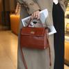 Нишевый дизайн женская сумка весна и лето новая универсальная кожаная сумка большая вместимость двухслойная сумка сумка через плечо