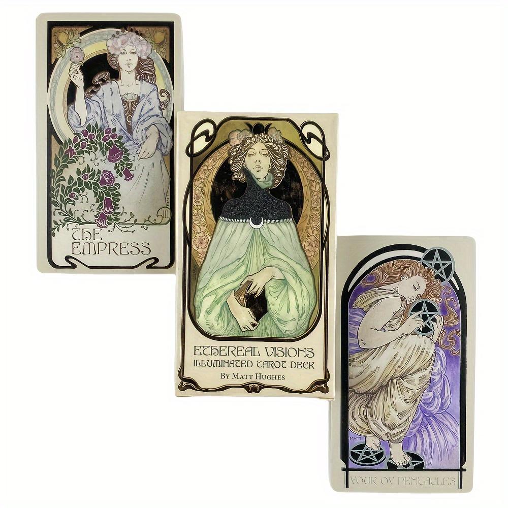 80-е Ethereal Visions с подсветкой Taro s Queen Of The Moon Seasons Of The Witch De D Настольные игры для вечеринок в высоком качестве