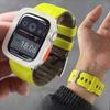 Силиконовый ремешок + чехол из ТПУ для Apple Watch Ultra2 10 46 мм 49 мм 44 мм 45 мм, защитный чехол-браслет для IWatch Series 9 8 7 6 SE