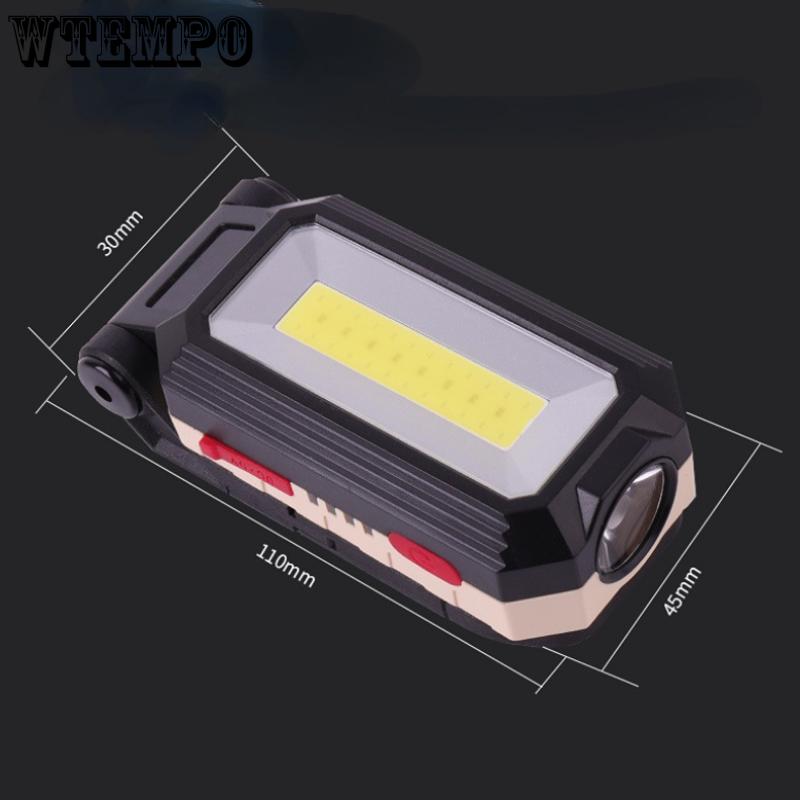 COB Work Light Мощный свет Зарядка пряжка типа автомобильный инспекционный фонарь с магнитом светодиодный супер яркий складной кемпинговый фонарь