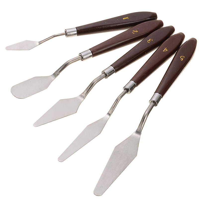 5 шт./компл. лопаточка из нержавеющей стали, кондитерские инструменты, миксер для крема для торта, скребок, лопата