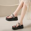 Fashion Womens Wedges Heels Sandal Thick Bottom Casual Shoes Ladies Leisure Summer Sandals Woman Shoes Women Platform Flip Flops