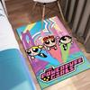 1Pc The Powerpuff Girls Printed rectangle carpet, home door mat, outdoor travel protection carpet A6