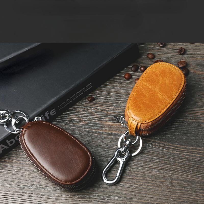 Новый брелок для женщин из натуральной кожи, ящик для ключей для автомобильных ключей, чехол, мини-карманный кошелек для ключей, сумка для монет, женские кошельки