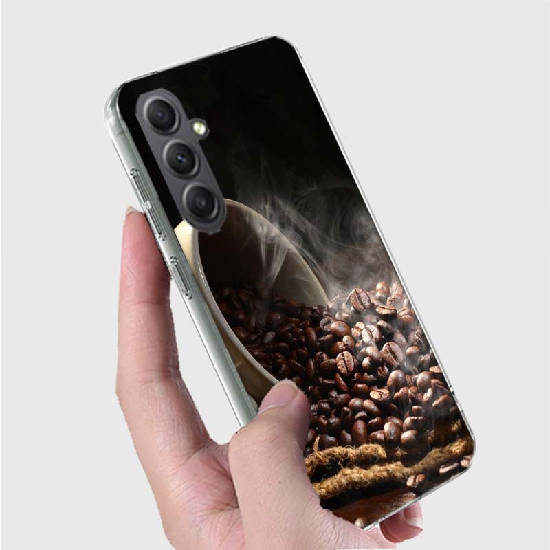 Newly Baked Coffee Beans Phone Case for Samsung A16 A26 A36 A56 A17 A37 A57 A07 A06 A02S A03 A04S A05S Galaxy Note 20 10 A50S A7