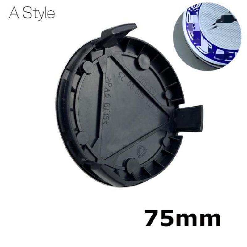 4 шт./лот 75 мм Колпачки ступицы колеса автомобиля Эмблема значок Для B/-e-n/z A1714000025 Аксессуары