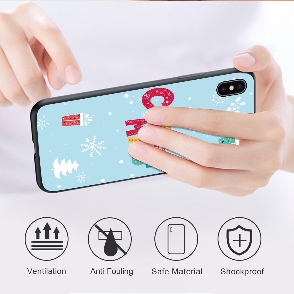 Милый чехол для телефона с рождественским рисунком и рисунком для Infinix Hot Tecno Camon 19 Pro Huawei P50 Pro OnePlus, мягкий силиконовый чехол из ТПУ для мобильного телефона