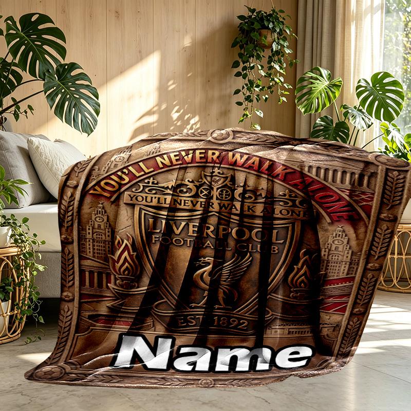 Custom Name Personalized LFC Print Blanket, Home Decor, Bedroom, Sofa, Camping, Couch, Gifts for Birthday Christmas
