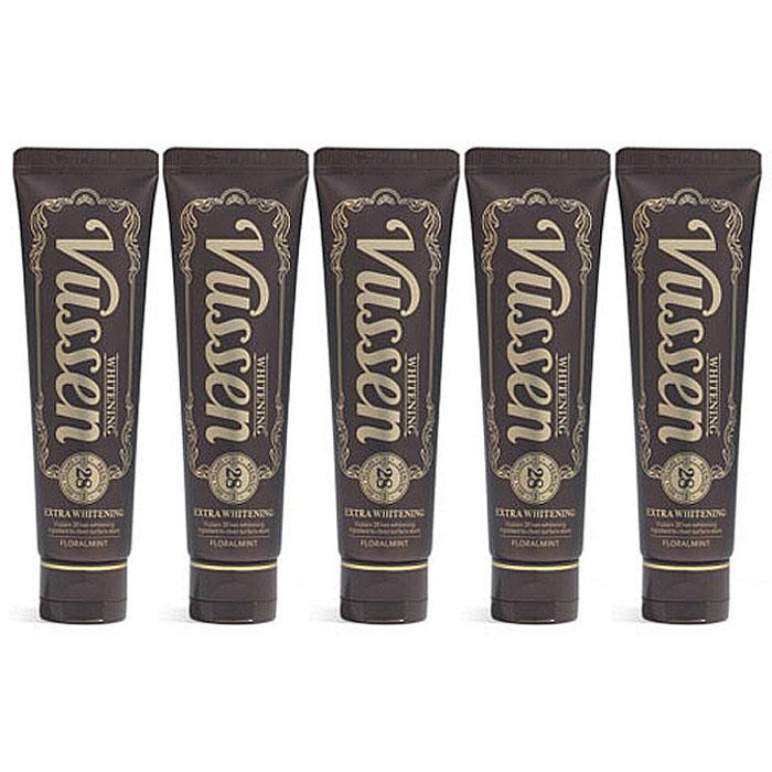 VUSSEN Отбеливающая зубная паста 5 шт. / 8 шт. – Корейский набор для осветления зубов и ухода за зубным камнем