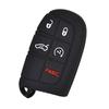 Силиконовый чехол для дистанционного ключа автомобиля для Dodge Ram Charger Journey Durango Jeep Grand Cherokee Chrysler Keyless Fob Shell Holder