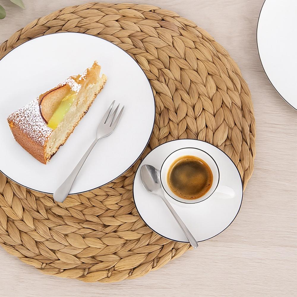 2X Mała Filiżanka Do Picia Kawy Espresso Biała Porcelanowa 100 Ml