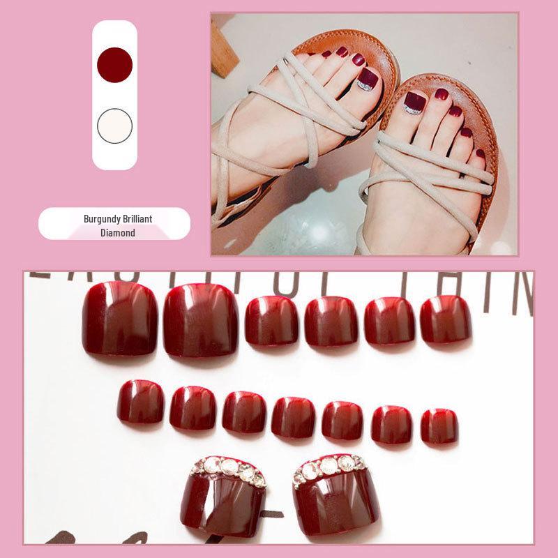 Press-On Toenail Art: Finished Nail Pieces and Wearable Patches