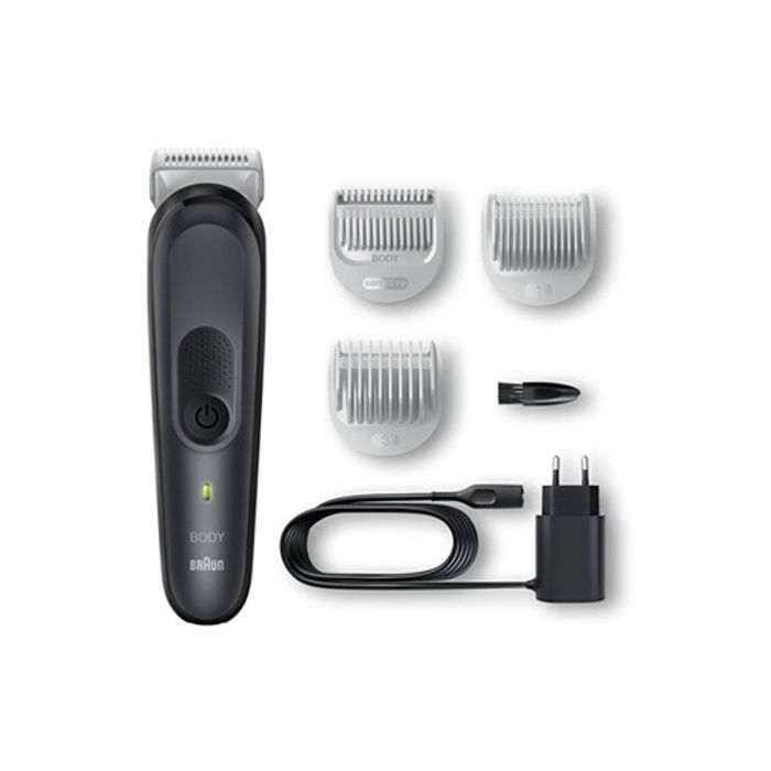 Rasoir électrique - Braun - BG3340 - Tête lavable - Fonctionnement sans fil - Noir