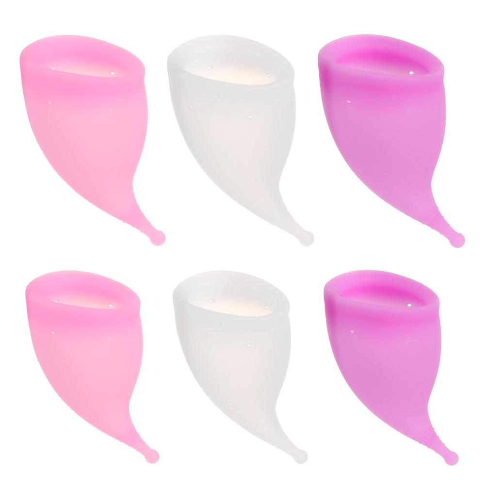 Горячие гигиенические прокладки для женщин Менструальная медицинская силиконовая чаша Леди Кап Женская менструальная чаша