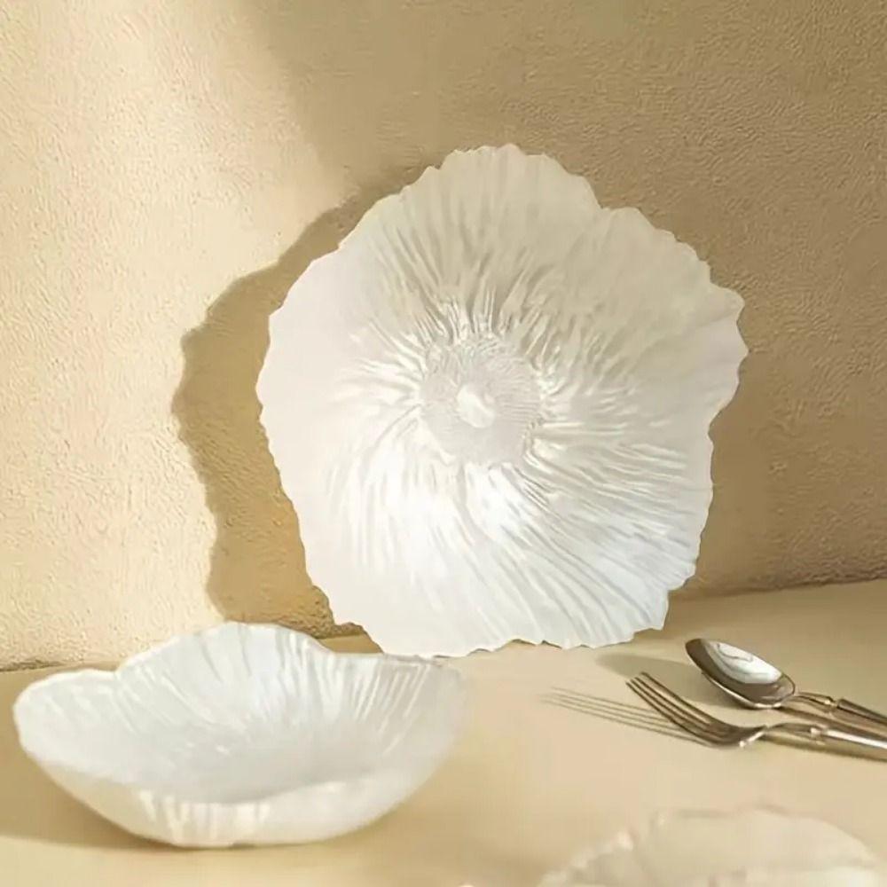 Crystal Glass Art Glass Bowl Versatile Dessert Dish Decorative Fruit Holder  Fruits