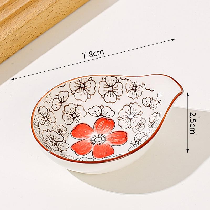 Японские мини-керамические тарелки для барбекю, соусов для макания, сашими, суши, соевого соуса, домашние настольные тарелки для закусок, фруктов, десертов