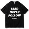 Chief Keef Lead Never Follow Leaders Shirt Chief Keef Shirt Chief Keef Fan Gift Unisex O-Neck Short Sleeve Shirts