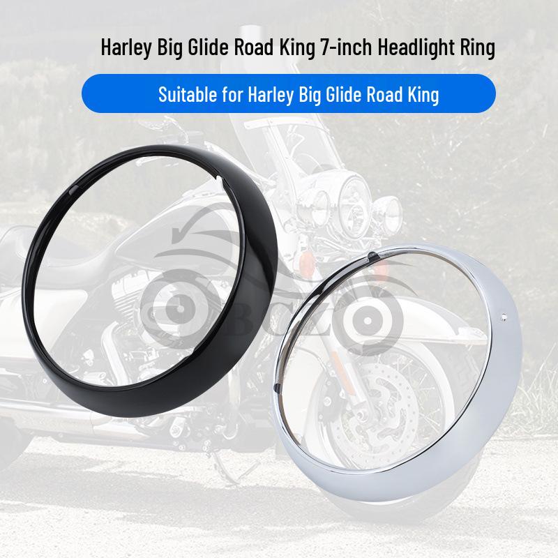 Накладка, Кольцо и Корпус Фары 7" для Harley Road Glide/King - Аксессуары для Мотоциклов