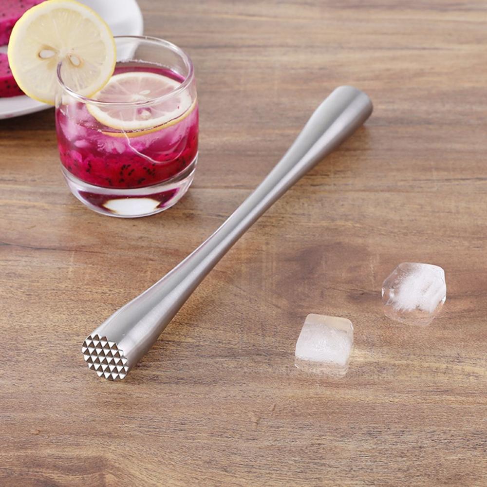 Bar Stainless Steel Masher Old Fashioned Mojito Muddler Cocktail Mixer Ice Crusher Stirrer Tool