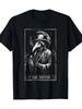 Plague Doctor Tarot Card Shirt Horror Death Occult Satanic T-Shirt-180g, Satanic