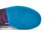 Men's Sneakers Jordan 1 Mid Hornets Blue Lagoon/Grand Purple-White