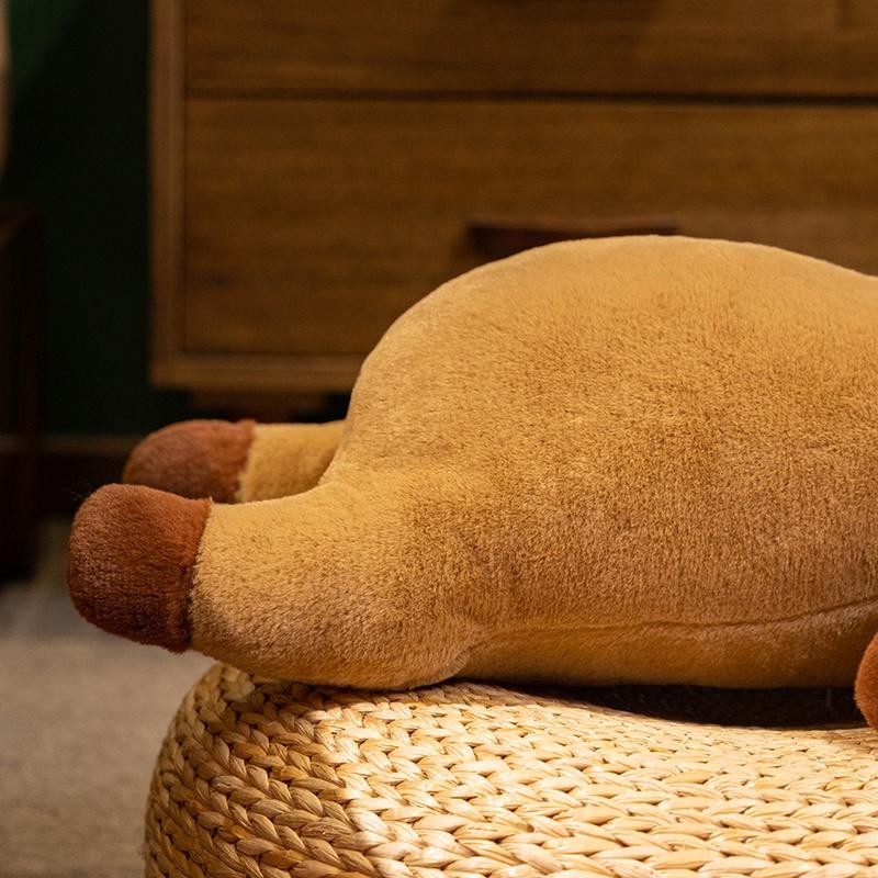 60/80cm Cute Capybara Plush Toy Very Soft Stuffed Animal Shy Pink Brown Capybara Plushies Washable
