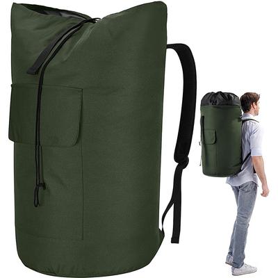 Laundry Bag Backpack, 115L Extra Large Travel Laundry Bags, Adjustable & Extendable, Laundry Hamper Bag For Laundromat, College