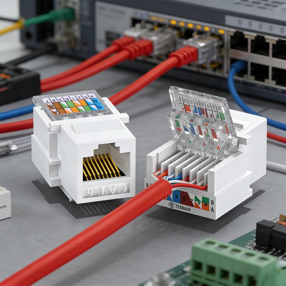 1-20 шт. RJ45 Cat6 Cat5E Сетевой модуль Без инструмента Комплексная разводка Сетевая розетка Модуль патч-панели Сетевой кабель Соединитель