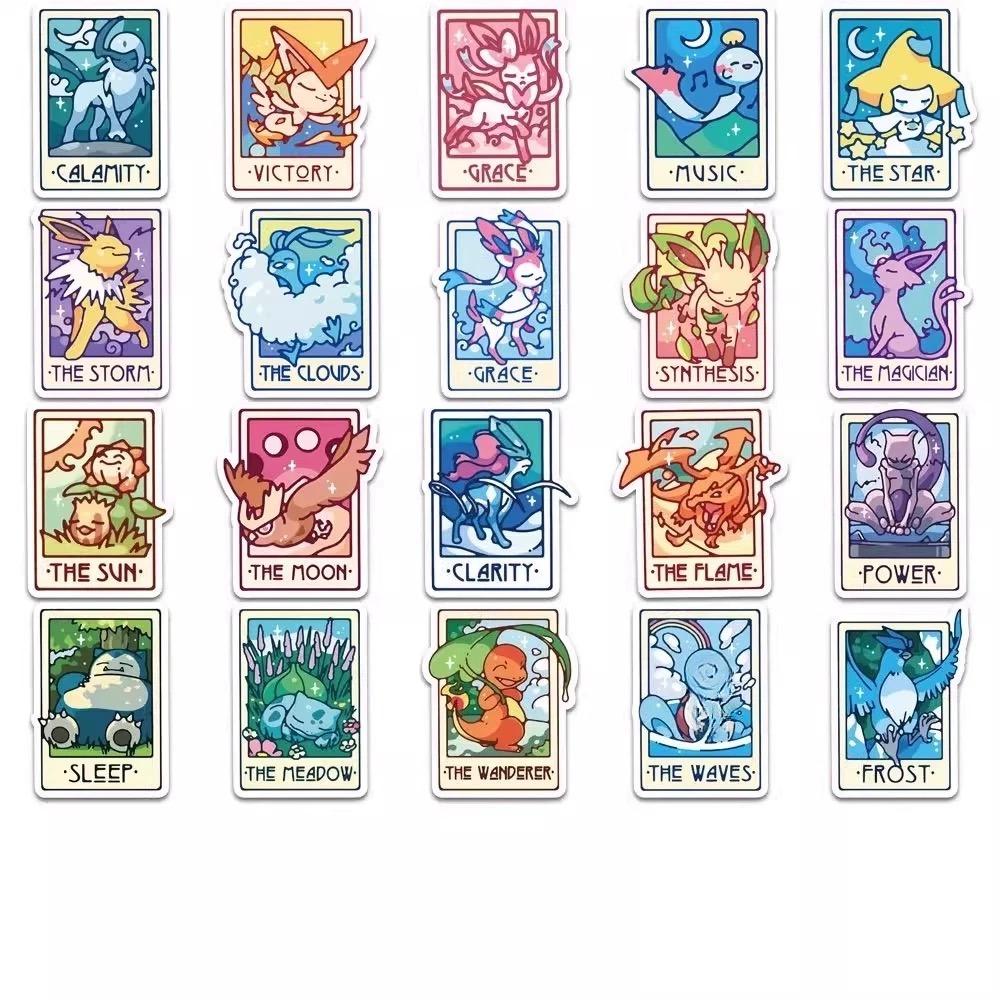 45/90PCS Pokémon Kawaii DIY Stickers Luggage Graffiti Toy Decals Decoration Sticker Gift Closure Sticker Kid Sticker Toys Gifts
