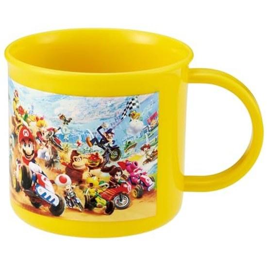 Skater cup children plastic 200ml dishwasher safe made Japan Super Mario Kart World boys KE4A-A