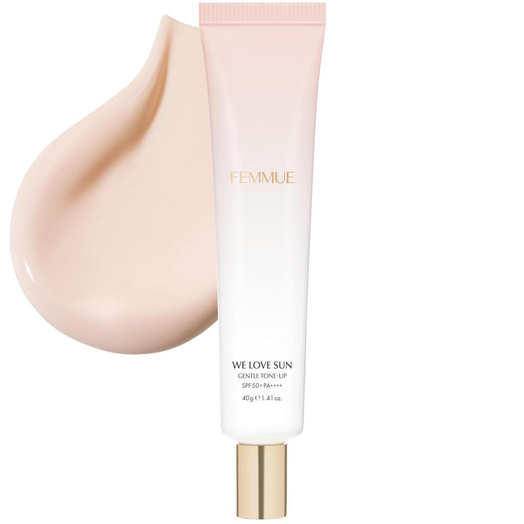 FEMMUE We Love Sun Gentle UV Cream 40g Month Flourish UV Fresh Floral Scent with Beauty Ingredients Authentic Japanese Product Tone-Up SPF50+ PA++++