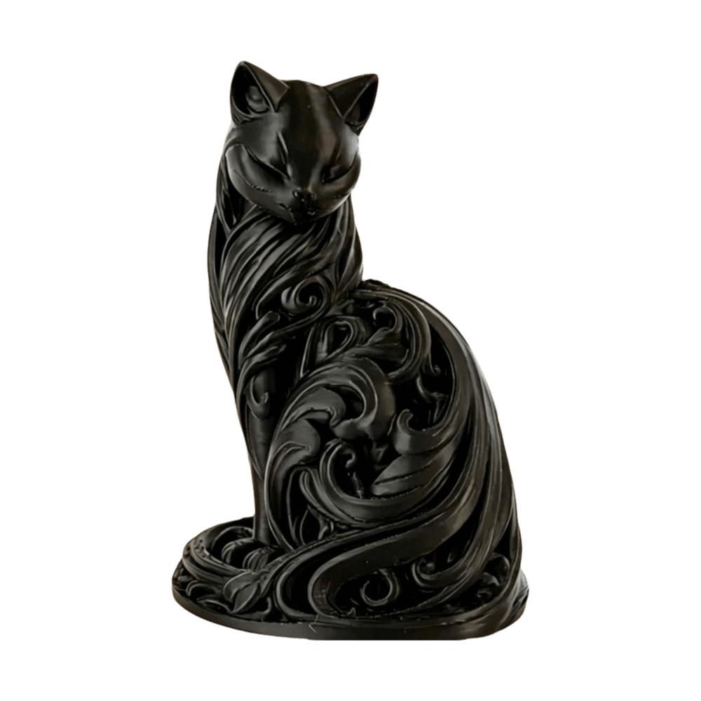 Nordic-Style Desktop Cat Ornaments Cute Sitting Cat Sculpture Cat Statue Living Room Decor